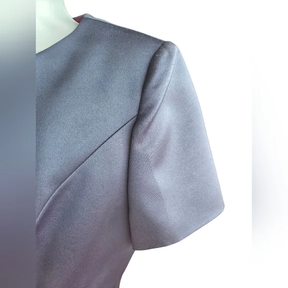 NWT Alex Evenings Blue 2 Pc Dress Set, Sparkles Buttons Size 8P - Picture 2 of 8